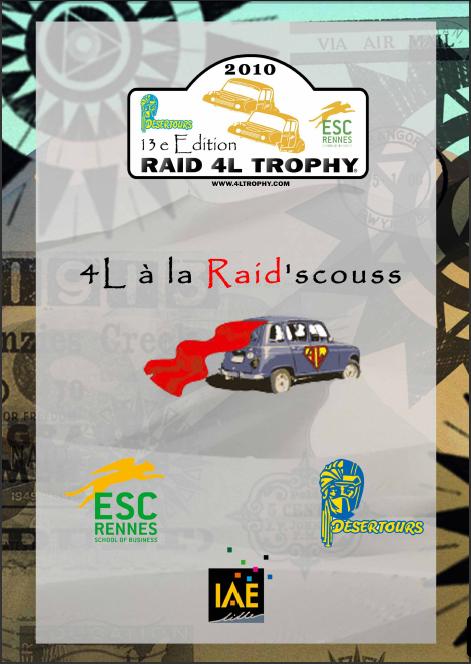 scan plaquette 4l à la raid'scous